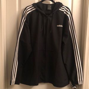 Adidas Hooded Windbreaker fully Lined